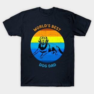 Worlds Best Dog Dad T-Shirt